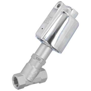 Pressure actuated valve, G1 / 2 ", SK50-stainless , Stainless steel / PTFE Normally open against mediu