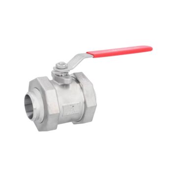 Kugelhahn DN50, PN200, 1.4408/PTFE 5-teilig, Anschweißenden, voller Durchgang