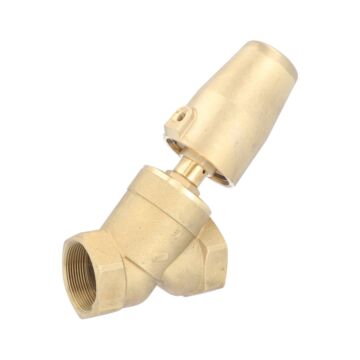 Pressure actuated valve, G2 ", SK63-brass, brass / PTFE NBR, acting against medium