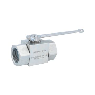 Block Ball Valve 11/2 ", PN315, Steel / polyamide NBR / steel-plated