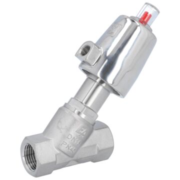 Druckgesteuertes Ventil, 1/2"-NPT, SK32-Ed., OS Edelstahl/PTFE, Ruhe zu, mit Medium