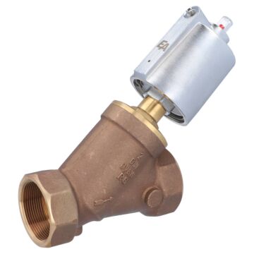 Druckgesteuertes Ventil, G2", SK63-Ms., AX-OS, Rotguß/PTFE, Ruhe auf, gegen Medium