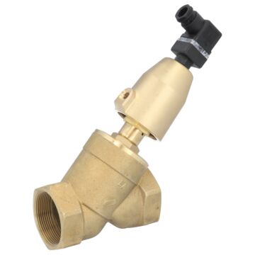 Pressure actuated valve, G2 ", SK50-brass, ES1, brass / PTFE NBR, to rest with medium