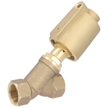 Pressure actuated valve, G1 ", SK50-brass, brass / PTFE NBR, Normally open against Medium