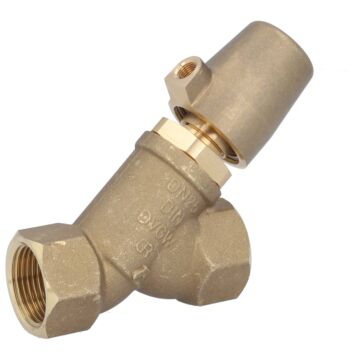 Pressure actuated valve, G1 ", SK32-brass, brass / NBR NBR, Single acting to medium