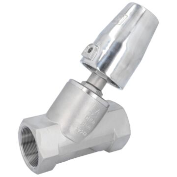 Pressure actuated valve, G2 ", SK63-stainless stee, Stainless steel / PTFE, acting against medium