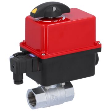 Kugelhahn-KA, 1", mit Antrieb-RT20-007 Ms./PTFE-FKM, 230V 50Hz, Laufzeit 9...13sek.