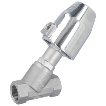 Pressure actuated valve, G3/4", SK50-st. steel Stainless steel/PTFE, acting against medium