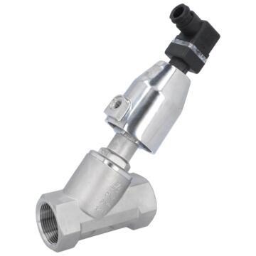 Druckgesteuertes Ventil, G11/4", SK50-Ed., ES1 Edelstahl/PTFE, Ruhe zu, gegen Medium