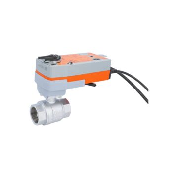 Kugelhahn-KA, 11/2", m. Antrieb-BE20, Laufz.75sek. Messing/PTFE-FKM, AC: 24-240V / DC: 24-125V