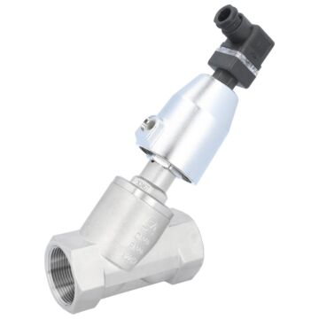 Pressure actuated valve, G11 / 2 ", SK50-brass, ES, Stainless steel / PTFE, acting against medium