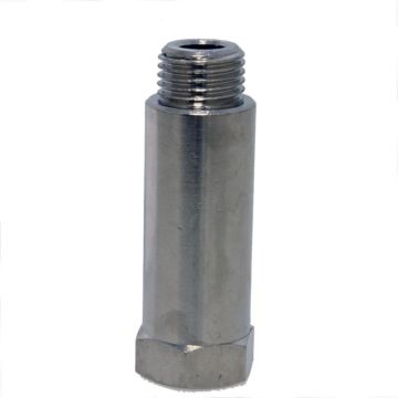 Extension G1/8" L=22mm,female/au., brass-nickel plated