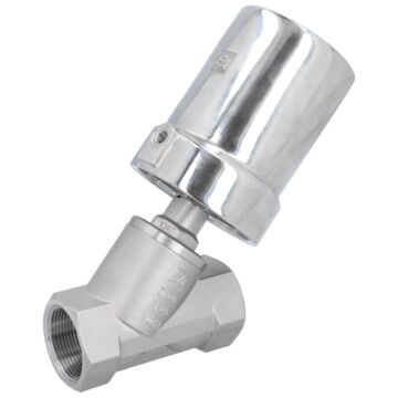 Pressure actuated valve, G11/2", SK80-st. steel, st. steel/PTFE, norm. closed, with flow direction