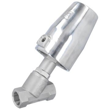 Pressure actuated valve, G3 / 4 ", SK63-stainless Stainless steel / PTFE, acting against medium