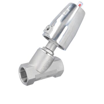Pressure actuated valve, G11 / 4 ", SK63-stainless, Stainless steel / PTFE, acting against medium