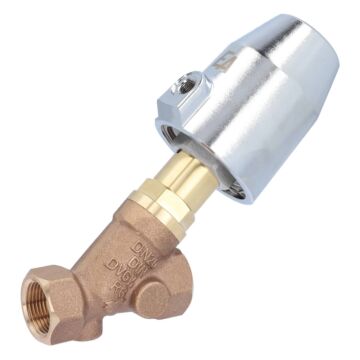 Druckgesteuertes Ventil, G3/4", SK50-Ms., AX, Rotguß/PTFE, Ruhe zu, mit Medium