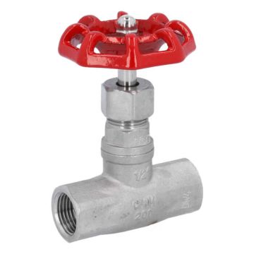 Globe Valve 1/2 ", PN16, Stainless steel 1.4408 / metal seated