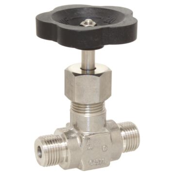 "Needle valve 1/2"", PN630, male threat connection, stainless steel 1.4571/PTFE