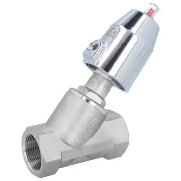 Druckgesteuertes Ventil, G11/4", SK50-Ms., AX-OS, Edelstahl/PTFE, Ruhe zu, gegen Medium