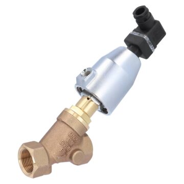 Pressure actuated valve, G1 ", SK50-brass, ES1, Rotguß / PTFE, to rest with medium
