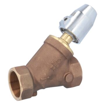 Pressure actuated valve, G2 ", SK50-brass, Rotguß / PTFE, to rest with medium