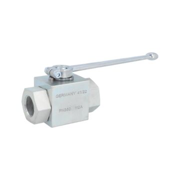 Block Ball Valve 11/4 "PN315, Steel / polyamide NBR / steel-plated