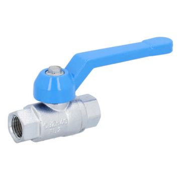 Ball valve 1/4 ", PN40, brass / PTFE FKM, Female, full bore