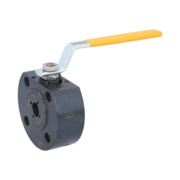 Kompakt-Kugelhahn DIN-DVGW, DN15, PN16 Stahl/PTFE-FKM/NBR/Edelstahl, DIN-DVGW für Gas