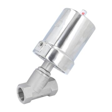 Pressure actuated valve, G1 ", SK80-stainless stee to stainless steel / PTFE, calm with medium