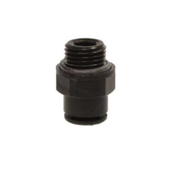 Straight cylindrical D08-G1/4", automatic plug connection, plastic