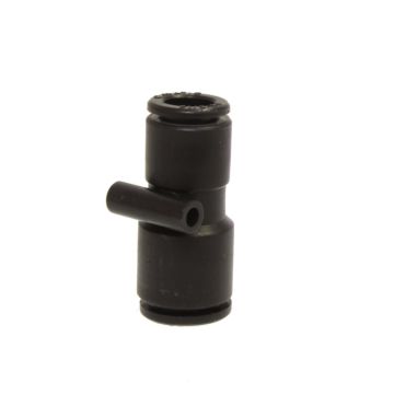 Straight hose connector D04-D04, automatic plug connection plastic