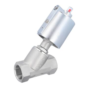Druckgesteuertes Ventil, G11/4", SK63-Ms., OS Edelstahl/PTFE, Ruhe auf, gegen Medium