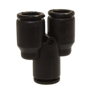 Y-Coupling, hose connector D04, plastic, plug connection