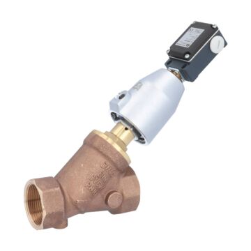 Pressure actuated valve, G11 / 2 ", SK50-brass, ES, Rotguß / PTFE, to rest against Medium