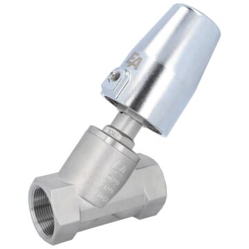 Druckgesteuertes Ventil, G11/2", SK63-Ms., AX Edelstahl/PTFE, Ruhe zu, gegen Medium