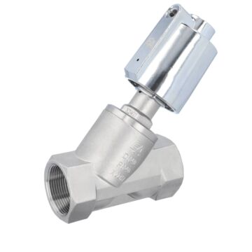 Pressure actuated valve, G11 / 2 ", SK50-brass, Stainless steel / PTFE Normally open against mediu