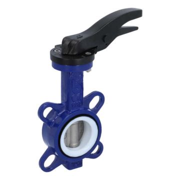 Butterfly valve DN50, PN10/16, length EN558-20, GGG/PTFE/Stainless Steel 1.4408