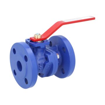 Kugelhahn DN20, PN16, voller Durchgang GGG-40/PTFE-NBR/Ms-verchromt