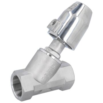 Druckgesteuertes Ventil, G11/4", SK50-Ed., AX, Edelstahl/PTFE, Ruhe zu, gegen Medium