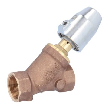 Pressure actuated valve, G11 / 2 ", SK50-brass, Rotguß / PTFE, to rest against Medium