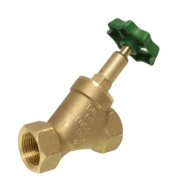 Angle seat valve 1/2 ", PN16, brass / NBR-EPDM