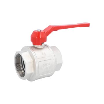Ball valve 11/2 ", PN30, brass / PTFE-NBR / FKM, Female, full bore