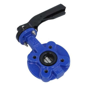 Butterfly valve LUG DN25, PN10/16, length EN558-20, Cast iron/NBR/stainl. steel 1.4408, ISO 5211, F05