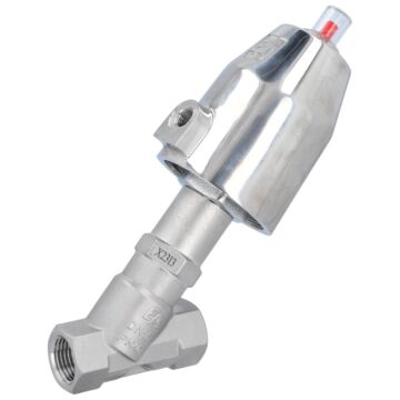 Druckgesteuertes Ventil, G1/2", SK50-Ed., OS Edelstahl/PTFE, Ruhe zu, gegen Medium