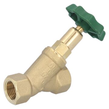 Angle seat valve 1/2 ", PN16, brass / NBR-EPDM 