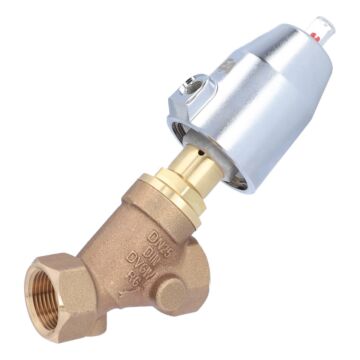 Druckgesteuertes Ventil, G1", SK50-Ms., OS Rotguß/PTFE, Ruhe zu, gegen Medium