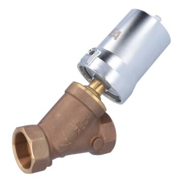 Druckgesteuertes Ventil, G2", SK80-Ms. Rotguß/PTFE, Ruhe zu, gegen Medium