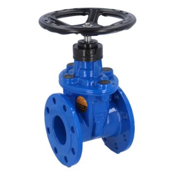 Gate valve DN40, PN16, Soft sealing, DIN3352 / 4A, Cast iron-40 / Niro, inner spindle, DVGW W for dri