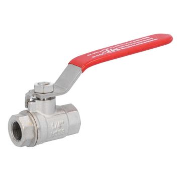 Ball valve 1/4 ", PN30, brass / PTFE-NBR, Female, full bore