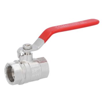 Ball valve 3/4 ", PN30, brass / PTFE-NBR, Female, full bore